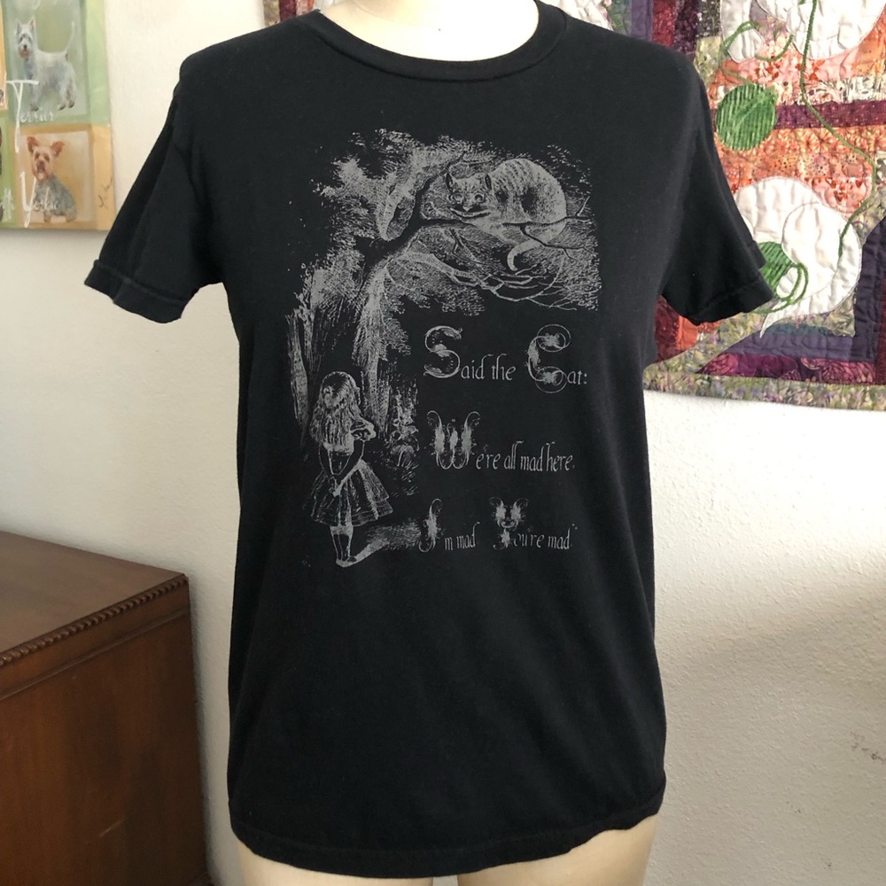 Glow in the dark Alice in Wonderland T